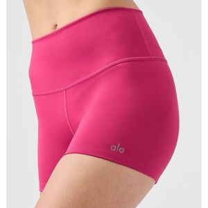Alo High Waist Airlift 3" Short- Pink Summer Crush